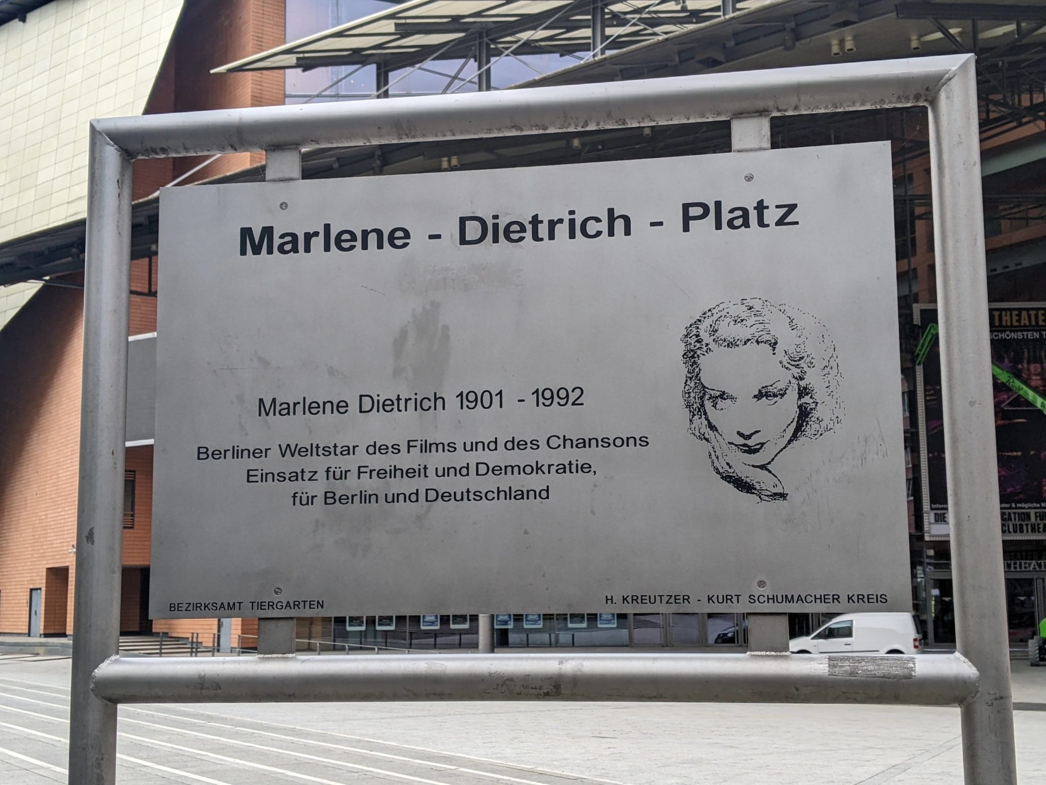 Schne Marlene Dietrich Platz Ebenbild