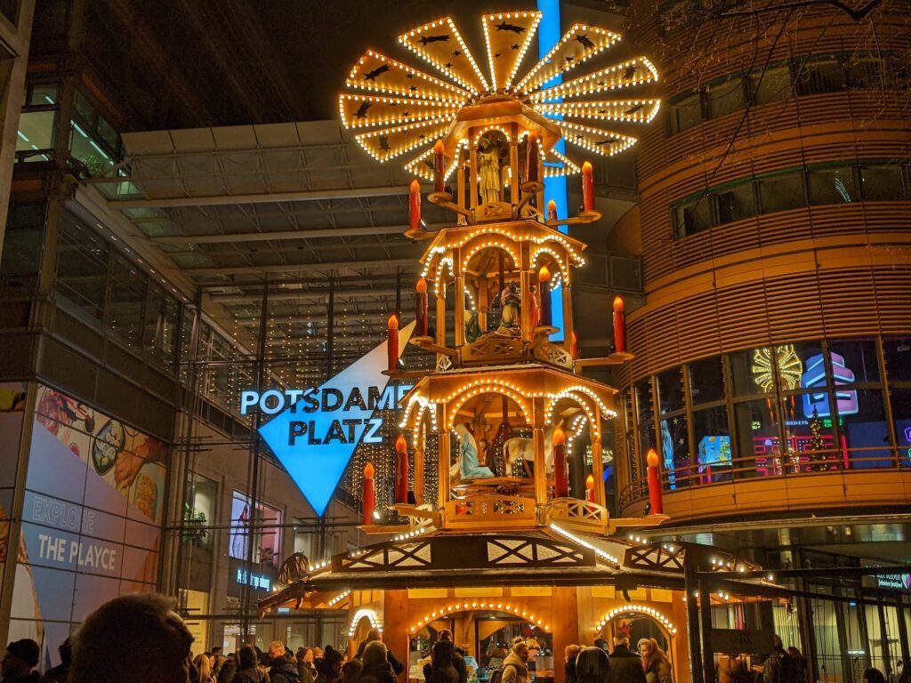 Weihnachten in Berlin – Pyramide am Potsdamer Platz