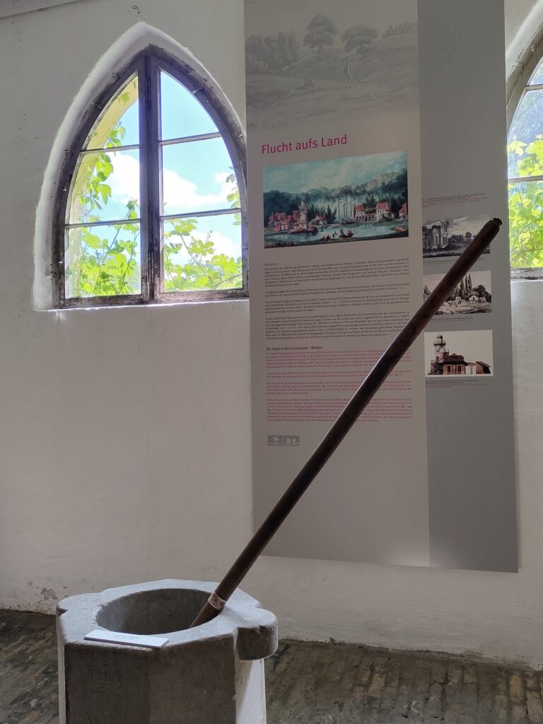 Butterfass in der Meierei auf der Pfaueninsel. 